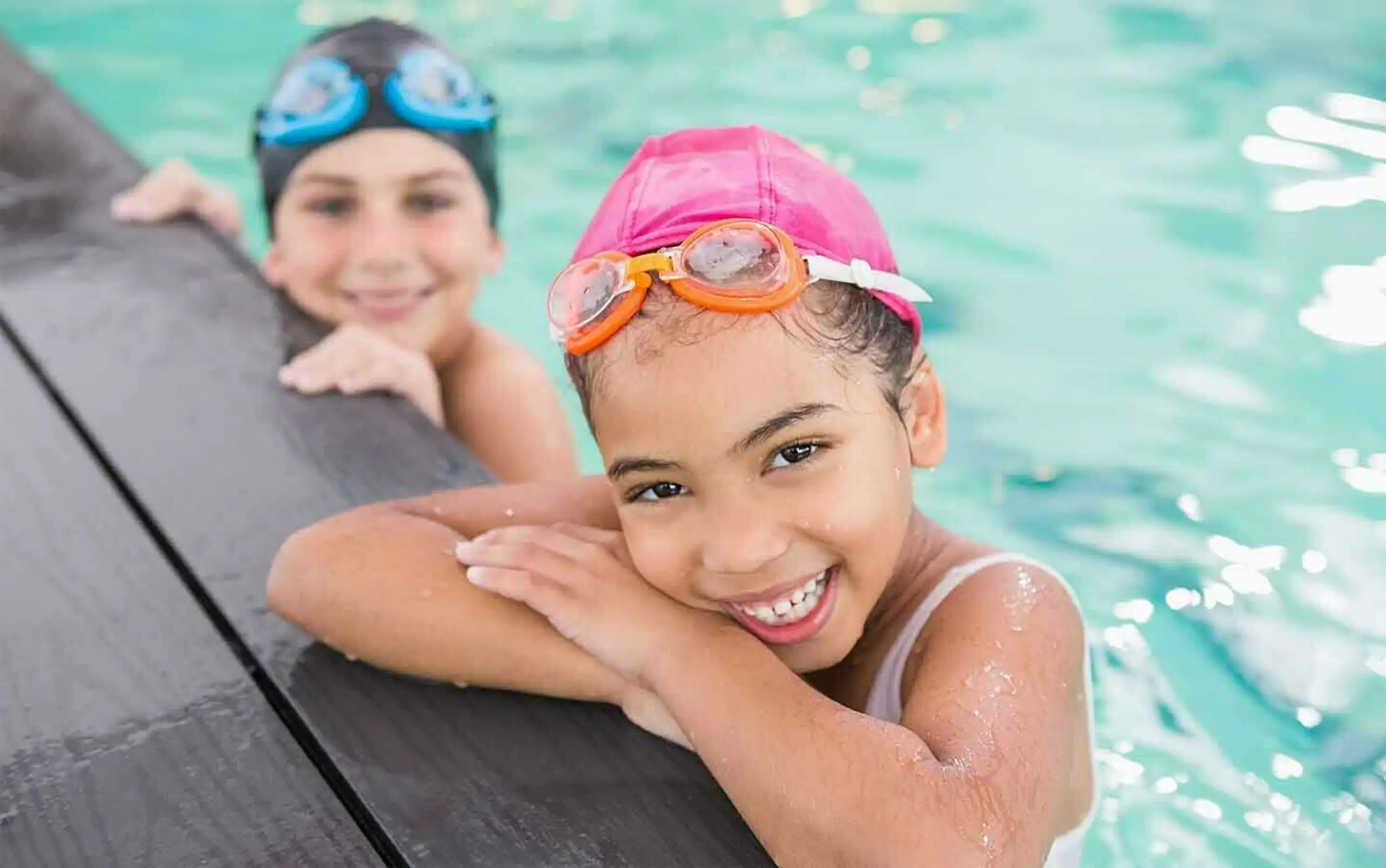 Childs Eyes Safe at the Pool