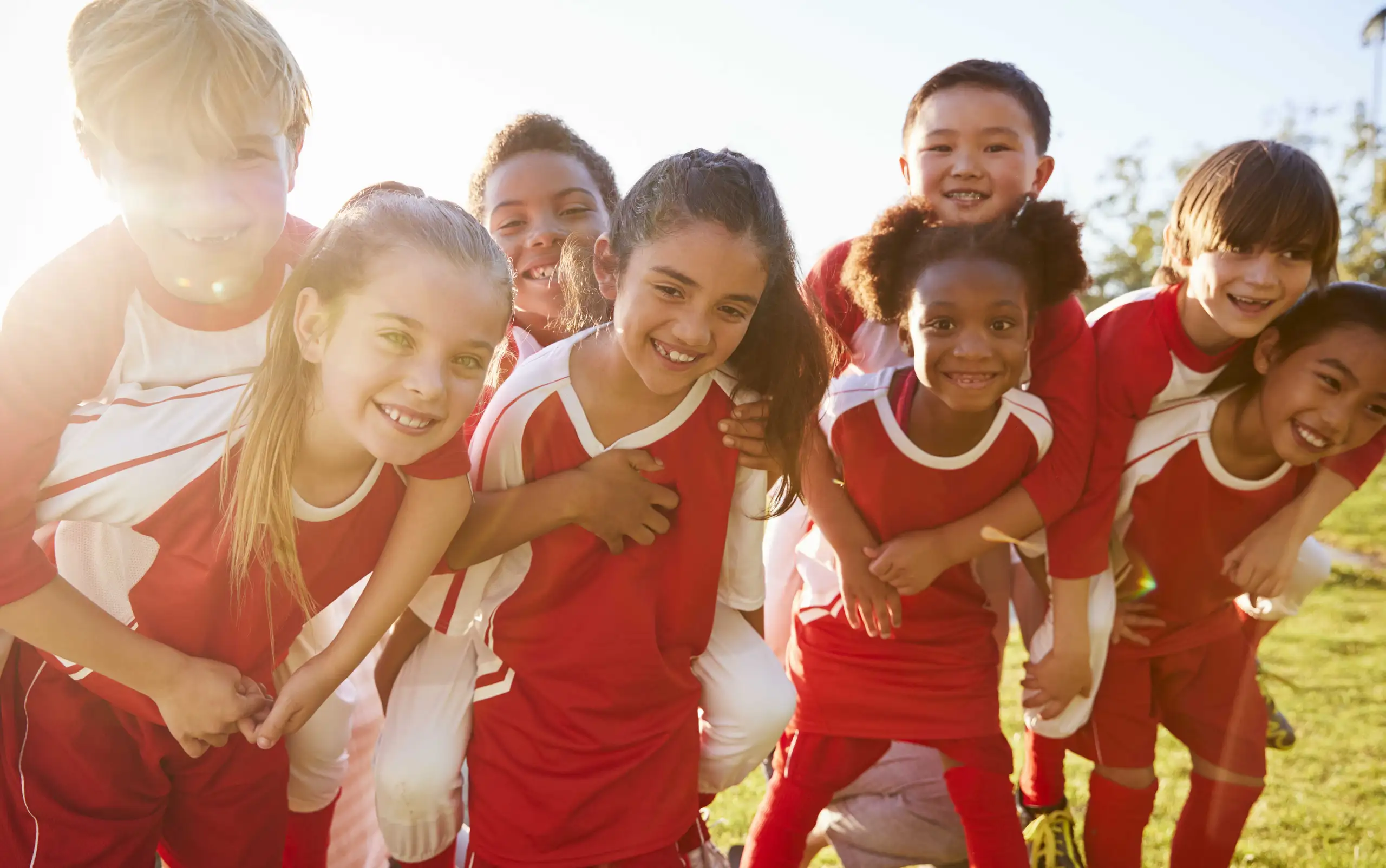Kids playing sports